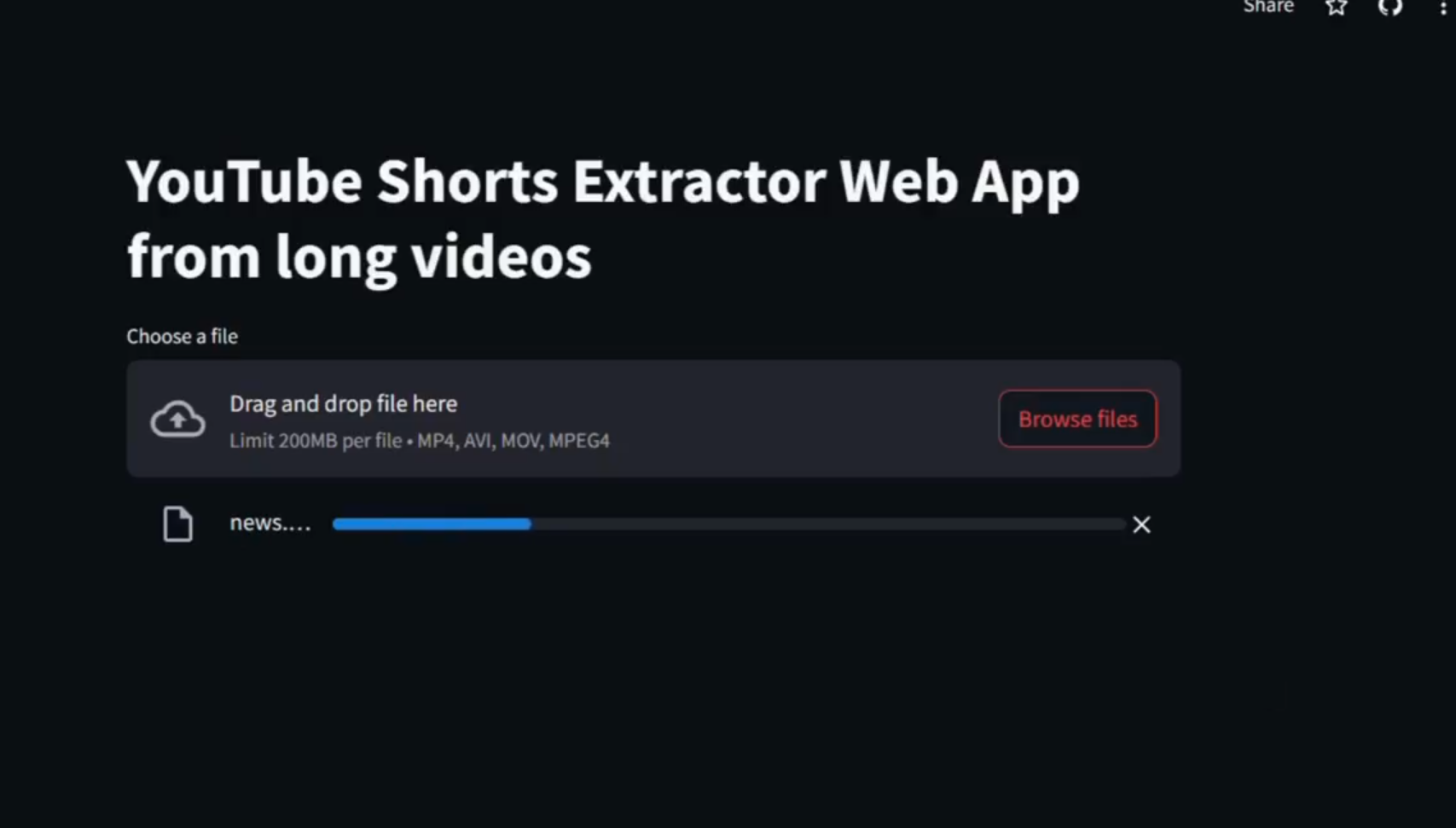 Shorts Extractor